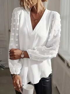 Blouse met lange mouwen