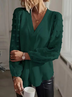 Blouse met lange mouwen