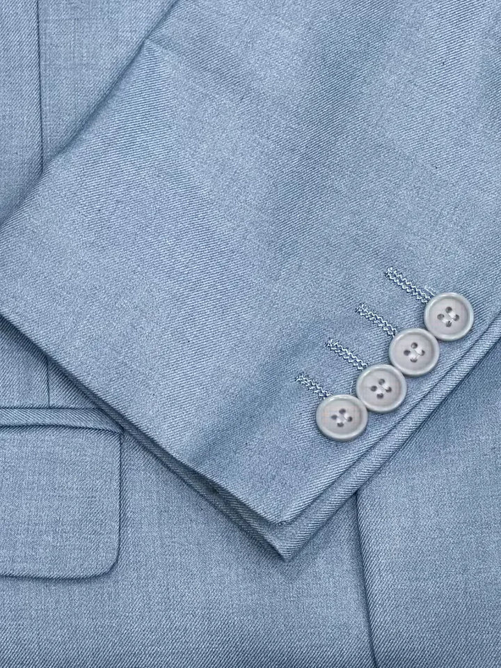 Drie-delig slim fit pak