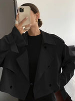 Trenchcoat met oversized fit