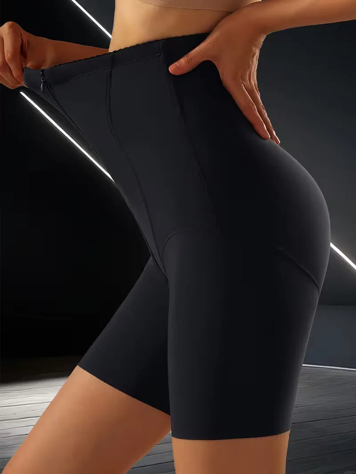 High-waisted shapewear boxer brief