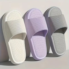 Badslippers met dikke zool