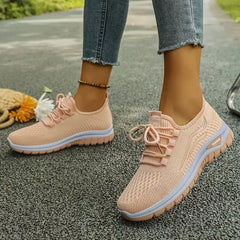 Lage sneaker met ademend mesh
