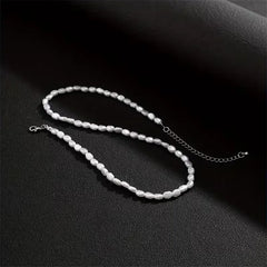 Barokke ketting met imitatie parels