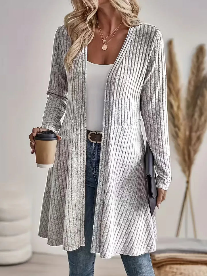 Zwarte cardigan met V-hals