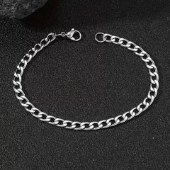Minimalistische stalen armband