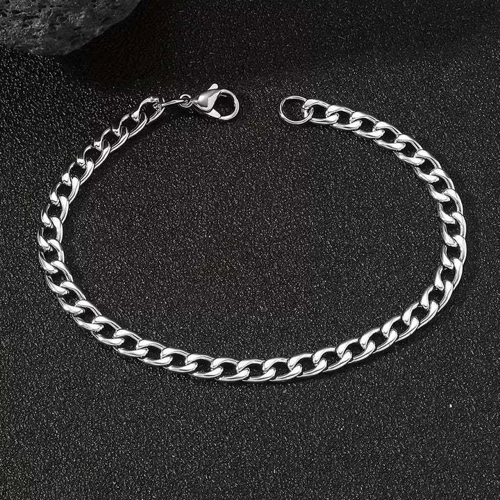 Minimalistische stalen armband