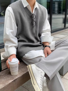 Mouwloos V-neck Vest