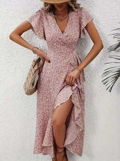 Wikkeljurk met bloemen
