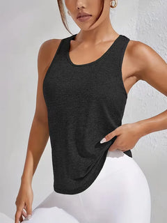 Sporttop met racerback en mesh