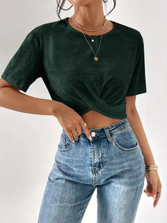 T-shirt met twistdetail
