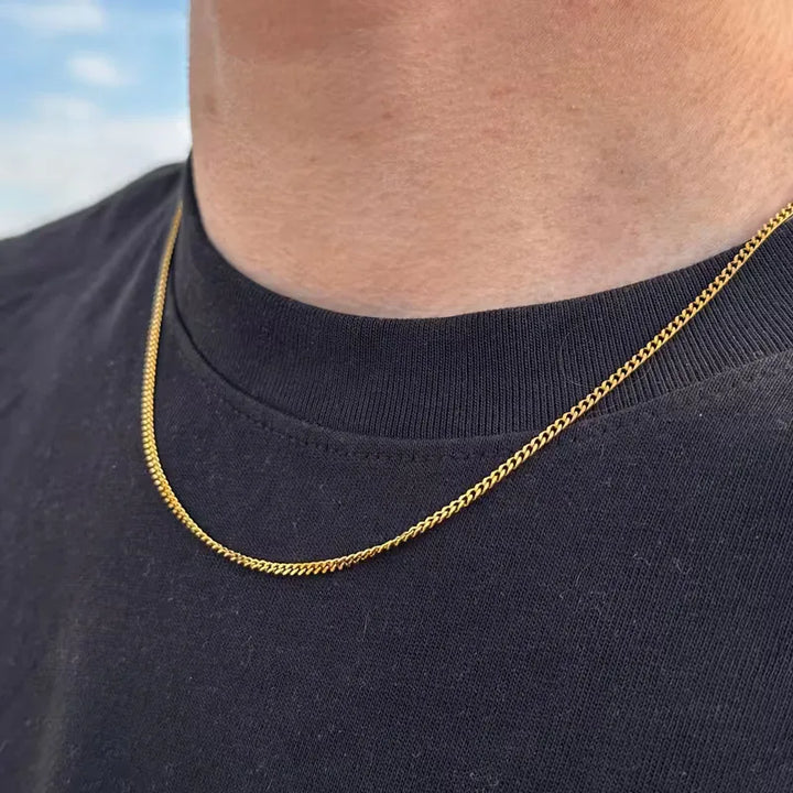 Dunne gouden ketting