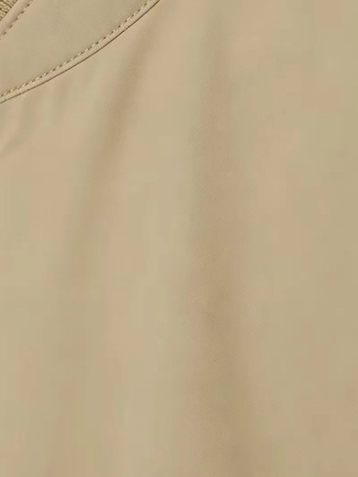 Slim fit trenchcoat met zakdetail