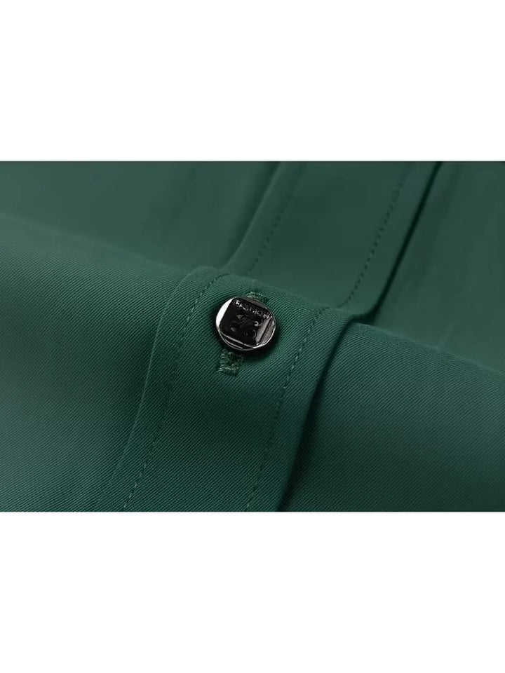 Nette overhemden slim fit mandarin kraag
