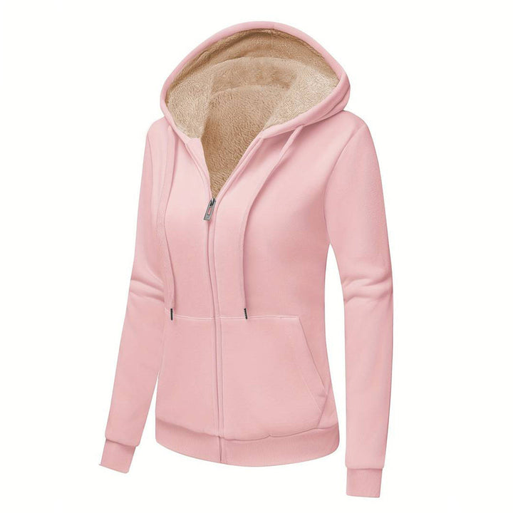 Bente | Elegant Dames Sweatshirt met Koordjes in de kleur Rood voor dames in Casual stijl geschikt voor alle seizoenen.