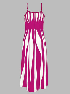 A-lijn jurk met spaghetti straps