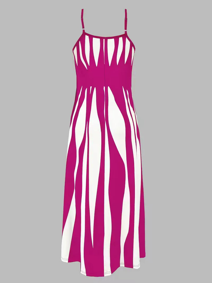 A-lijn jurk met spaghetti straps