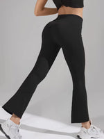 Flared broek met hoge taille