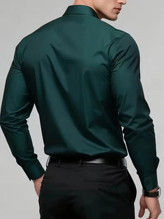 Nette overhemden slim fit mandarin kraag