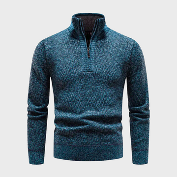 Bryan | Warme herensweater in de kleur Blauw voor heren in stijl ideaal voor de winter