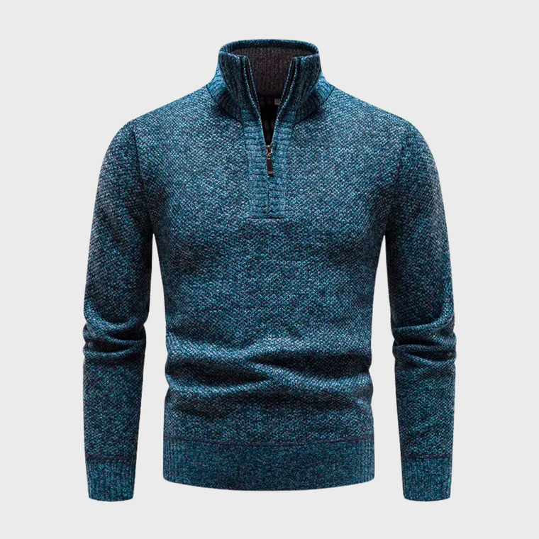 Bryan | Warme herensweater in de kleur Blauw voor heren in stijl ideaal voor de winter