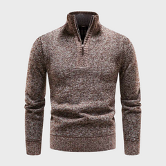 Bryan | Warme herensweater in de kleur Bruin voor heren in stijl ideaal voor de winter