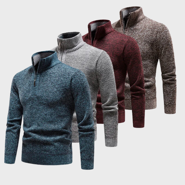 Bryan | Warme herensweater in de kleur Blauw voor heren in stijl ideaal voor de winter