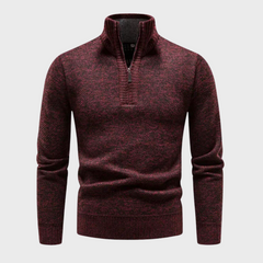 Bryan | Warme herensweater in de kleur Rood voor heren in stijl ideaal voor de winter