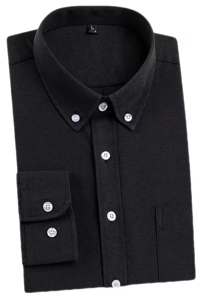 Casual overhemd met mandarin collar