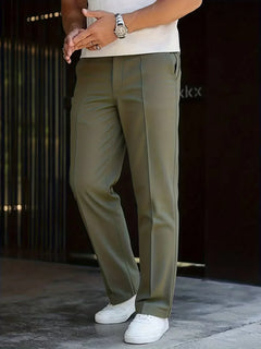 Pantalons met rechte pijpen