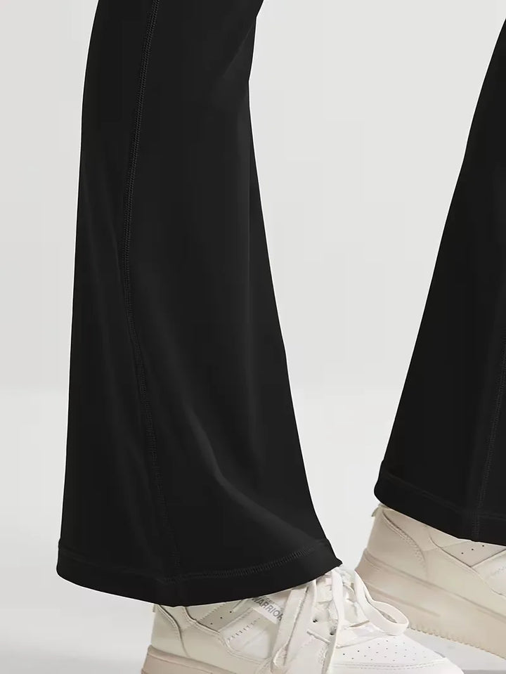 Flared broek met hoge taille