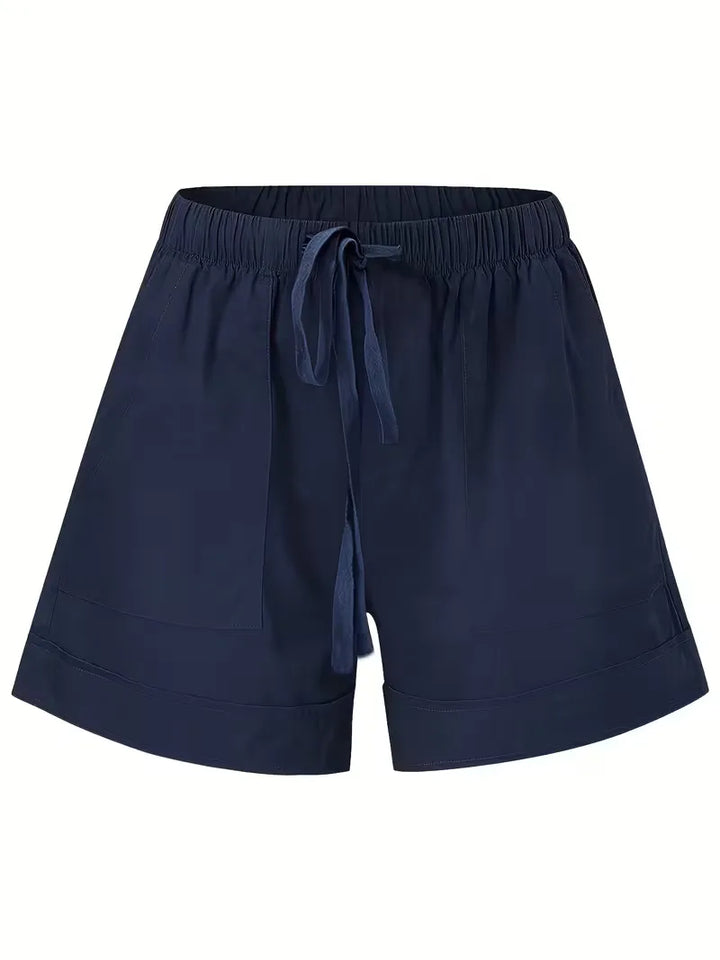 Korte broek met elastische taille