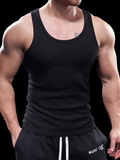 Tanktop slim fit ribbed