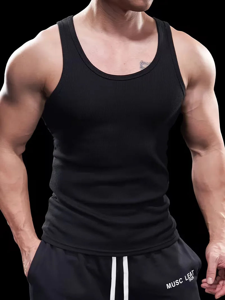 Tanktop slim fit ribbed