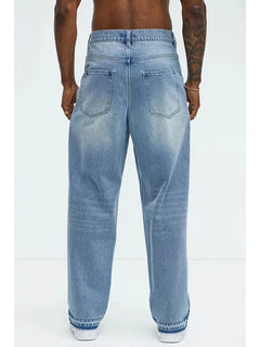 Loose fit jeans met vijf-pocket styling