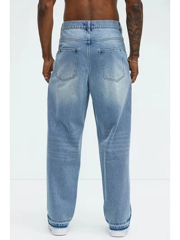 Loose fit jeans met vijf-pocket styling