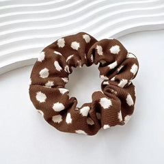 Set van 5 scrunchies met dierenprints