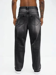 Loose fit jeans met vijf-pocket styling