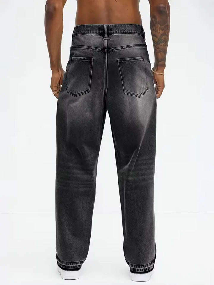 Loose fit jeans met vijf-pocket styling