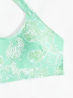 Cover-up met halternek en shorts