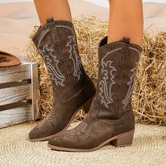 Cowboylaarzen met borduursel