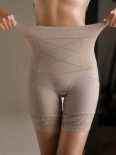 High-waisted shapewear shorts