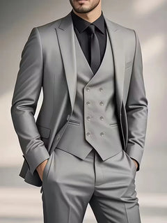 Drie-delig pak met slim fit