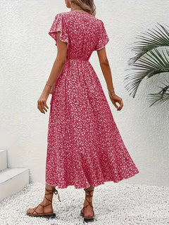Wikkeljurk met bloemen