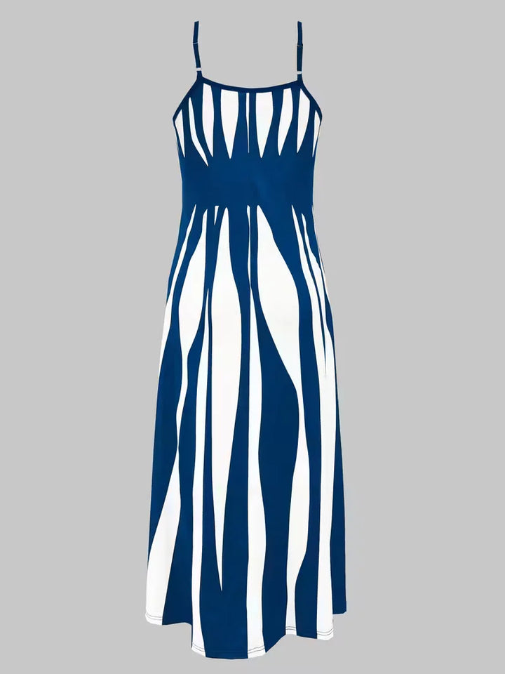 A-lijn jurk met spaghetti straps