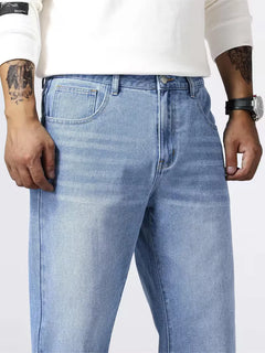Loose fit jeans met vijf zakken