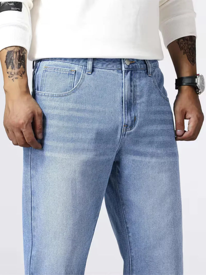 Loose fit jeans met vijf zakken