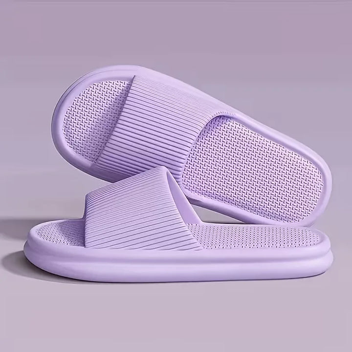 Badslippers met dikke zool