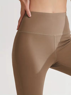 Flared broek met hoge taille