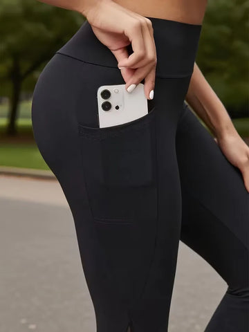Legging met mesh panelen